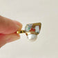 Sea Drifted Porcelain Kintsugi Ring one-size-fits-all 