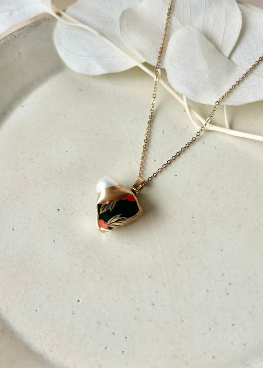 Sea Drifted Porcelain Kintsugi Ring one-size-fits-all 