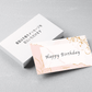 Message Card (free of charge)